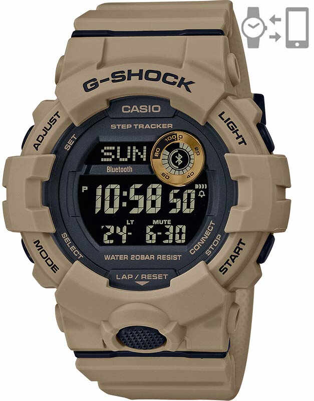 Ceas Smartwatch Barbati, Casio G-Shock, G-Squad Bluetooth GBD-800UC-5ER