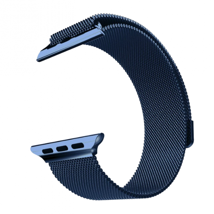 Bratara Apple Watch Milanese Loop Blue 41 40 38mm