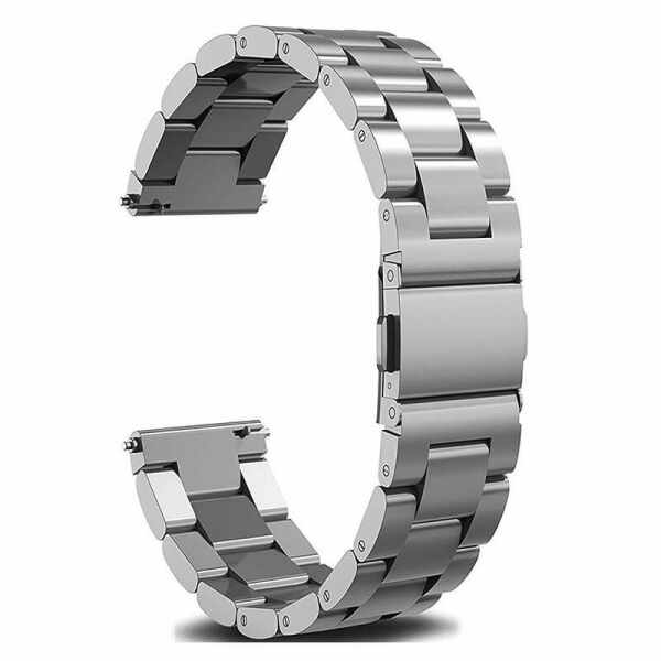 Bratara metalica argintie 22mm pentru Huawei Watch GT GT2