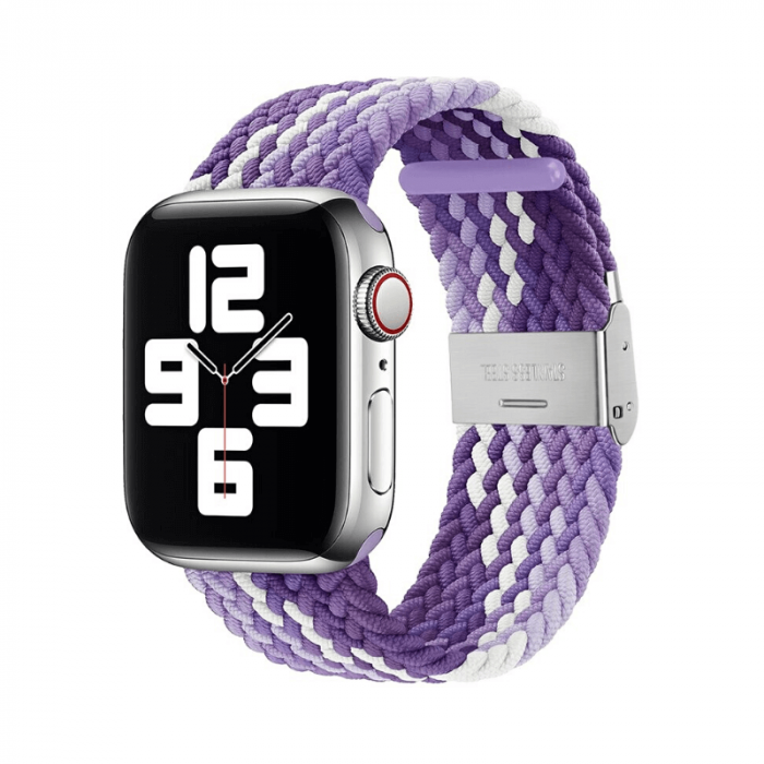 Curea Apple Watch Braided Loop Grape Purple 41 40 38mm