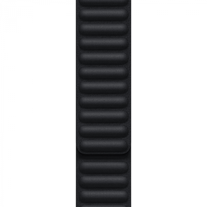 Curea Apple Watch Magnetica Piele Neagra 45 44 42mm