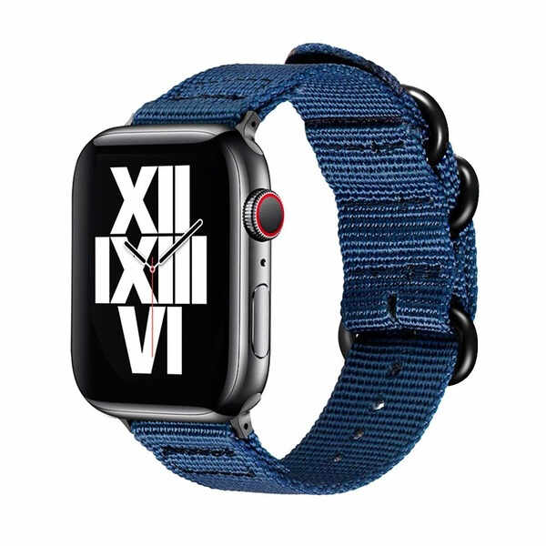 Curea Apple Watch sport albastra 45 44 42mm