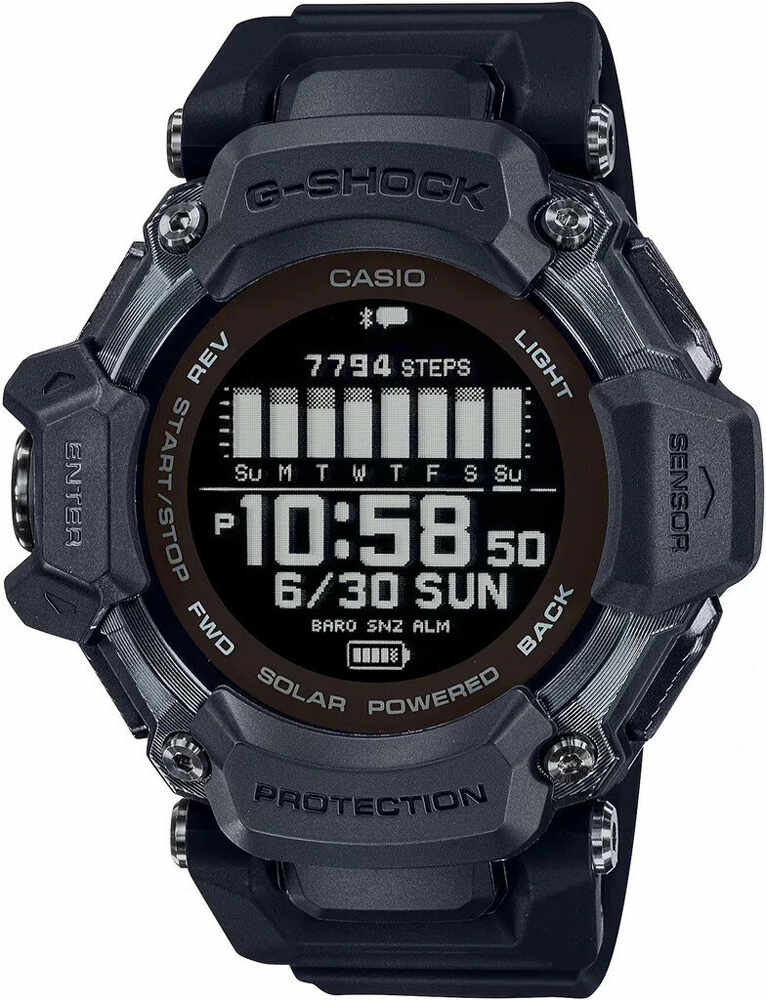 Ceas Smartwatch Barbati, Casio G-Shock, G-Squad Bluetooth GBD-H2000-1BER